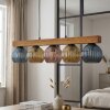 Koyoto Hanglamp, Kogellampje, Hanglamp Natuurlijke kleuren, Zwart, 5-lichts
