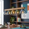 Koyoto Hanglamp, Kogellampje, Hanglamp Natuurlijke kleuren, Zwart, 5-lichts