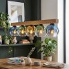 Koyoto Hanglamp, Kogellampje, Hanglamp Natuurlijke kleuren, Zwart, 5-lichts