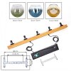 Koyoto Hanglamp, Kogellampje, Hanglamp Natuurlijke kleuren, Zwart, 5-lichts
