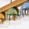 Koyoto Hanglamp, Kogellampje, Hanglamp Natuurlijke kleuren, Zwart, 5-lichts