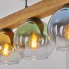 Koyoto Hanglamp, Kogellampje, Hanglamp Natuurlijke kleuren, Zwart, 5-lichts
