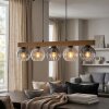 Koyoto Hanglamp, Kogellampje, Hanglamp Natuurlijke kleuren, Zwart, 5-lichts