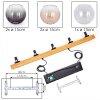Koyoto Hanglamp, Kogellampje, Hanglamp Natuurlijke kleuren, Zwart, 5-lichts