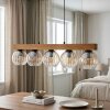 Koyoto Hanglamp, Kogellampje, Hanglamp Natuurlijke kleuren, Zwart, 5-lichts