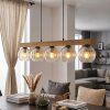Koyoto Hanglamp, Kogellampje, Hanglamp Natuurlijke kleuren, Zwart, 5-lichts