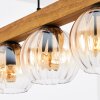 Koyoto Hanglamp, Kogellampje, Hanglamp Natuurlijke kleuren, Zwart, 5-lichts