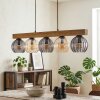 Koyoto Hanglamp, Kogellampje, Hanglamp Natuurlijke kleuren, Zwart, 5-lichts