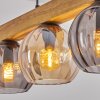 Koyoto Hanglamp, Kogellampje, Hanglamp Natuurlijke kleuren, Zwart, 5-lichts