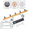 Koyoto Hanglamp, Kogellampje, Hanglamp Natuurlijke kleuren, Zwart, 5-lichts