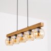 Koyoto Hanglamp, Kogellampje, Hanglamp Natuurlijke kleuren, Zwart, 5-lichts