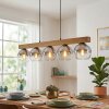 Koyoto Hanglamp, Kogellampje, Hanglamp Natuurlijke kleuren, Zwart, 5-lichts