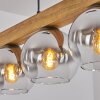 Koyoto Hanglamp, Kogellampje, Hanglamp Natuurlijke kleuren, Zwart, 5-lichts