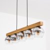 Koyoto Hanglamp, Kogellampje, Hanglamp Natuurlijke kleuren, Zwart, 5-lichts