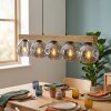 Ripoll Hanglamp, Kogellampje, Hanglamp Natuurlijke kleuren, Zwart, 5-lichts