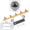 Ripoll Hanglamp, Kogellampje, Hanglamp Natuurlijke kleuren, Zwart, 5-lichts