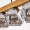 Ripoll Hanglamp, Kogellampje, Hanglamp Natuurlijke kleuren, Zwart, 5-lichts