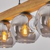 Ripoll Hanglamp, Kogellampje, Hanglamp Natuurlijke kleuren, Zwart, 5-lichts