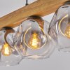 Ripoll Hanglamp, Kogellampje, Hanglamp Natuurlijke kleuren, Zwart, 5-lichts