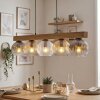 Ripoll Hanglamp, Kogellampje, Hanglamp Natuurlijke kleuren, Zwart, 5-lichts