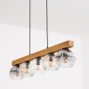 Ripoll Hanglamp, Kogellampje, Hanglamp Natuurlijke kleuren, Zwart, 5-lichts