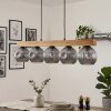 Ripoll Hanglamp, Kogellampje, Hanglamp Natuurlijke kleuren, Zwart, 5-lichts