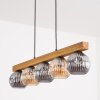 Ripoll Hanglamp, Kogellampje, Hanglamp Natuurlijke kleuren, Zwart, 5-lichts