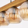 Ripoll Hanglamp, Kogellampje, Hanglamp Natuurlijke kleuren, Zwart, 5-lichts