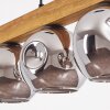 Ripoll Hanglamp, Kogellampje, Hanglamp Natuurlijke kleuren, Zwart, 5-lichts