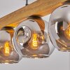 Ripoll Hanglamp, Kogellampje, Hanglamp Natuurlijke kleuren, Zwart, 5-lichts