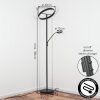 Melak Staande lamp, Leeslamp LED Zwart, 2-lichts