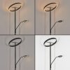 Melak Staande lamp, Leeslamp LED Zwart, 2-lichts