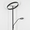 Melak Staande lamp, Leeslamp LED Zwart, 2-lichts