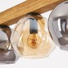 Ripoll Hanglamp, Kogellampje, Hanglamp Natuurlijke kleuren, Zwart, 4-lichts