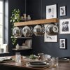 Ripoll Hanglamp, Kogellampje, Hanglamp Natuurlijke kleuren, Zwart, 4-lichts