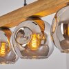 Ripoll Hanglamp, Kogellampje, Hanglamp Natuurlijke kleuren, Zwart, 4-lichts