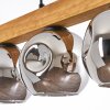 Ripoll Hanglamp, Kogellampje, Hanglamp Natuurlijke kleuren, Zwart, 4-lichts