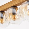 Ripoll Hanglamp, Kogellampje, Hanglamp Natuurlijke kleuren, Zwart, 4-lichts