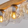 Ripoll Hanglamp, Kogellampje, Hanglamp Natuurlijke kleuren, Zwart, 4-lichts