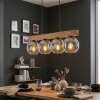 Ripoll Hanglamp, Kogellampje, Hanglamp Natuurlijke kleuren, Zwart, 4-lichts