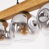 Ripoll Hanglamp, Kogellampje, Hanglamp Natuurlijke kleuren, Zwart, 4-lichts