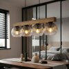 Koyoto Hanglamp, Kogellampje, Hanglamp Natuurlijke kleuren, Zwart, 4-lichts