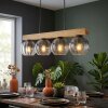 Koyoto Hanglamp, Kogellampje, Hanglamp Natuurlijke kleuren, Zwart, 4-lichts