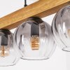 Koyoto Hanglamp, Kogellampje, Hanglamp Natuurlijke kleuren, Zwart, 4-lichts