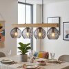 Koyoto Hanglamp, Kogellampje, Hanglamp Natuurlijke kleuren, Zwart, 4-lichts