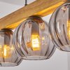 Koyoto Hanglamp, Kogellampje, Hanglamp Natuurlijke kleuren, Zwart, 4-lichts