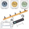Koyoto Hanglamp, Kogellampje, Hanglamp Natuurlijke kleuren, Zwart, 5-lichts