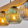 Koyoto Hanglamp, Kogellampje, Hanglamp Natuurlijke kleuren, Zwart, 5-lichts