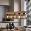 Koyoto Hanglamp, Kogellampje, Hanglamp Natuurlijke kleuren, Zwart, 5-lichts