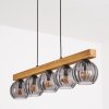 Koyoto Hanglamp, Kogellampje, Hanglamp Natuurlijke kleuren, Zwart, 5-lichts